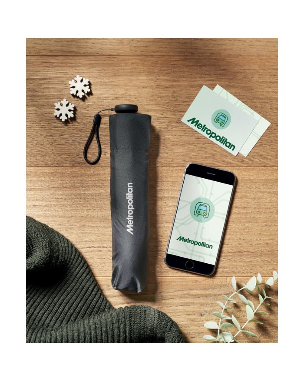 Parapluies personnalisable 4DO Parapluie pliant ultra léger