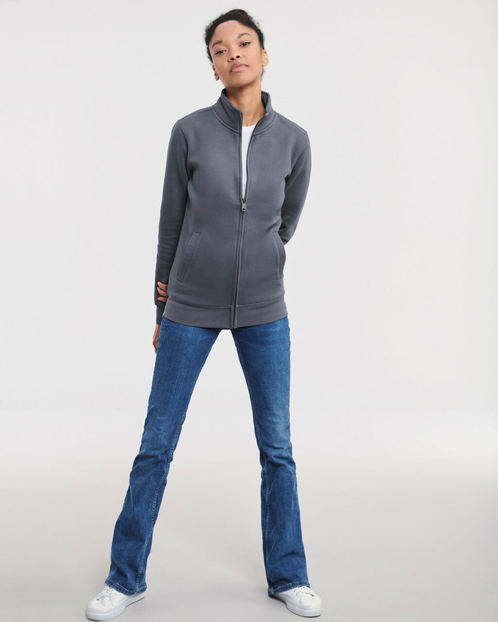 Sweaters & hoodies RUSSELL Ladies' Authentic Sweat Jacket voor bedrukking &amp; borduring