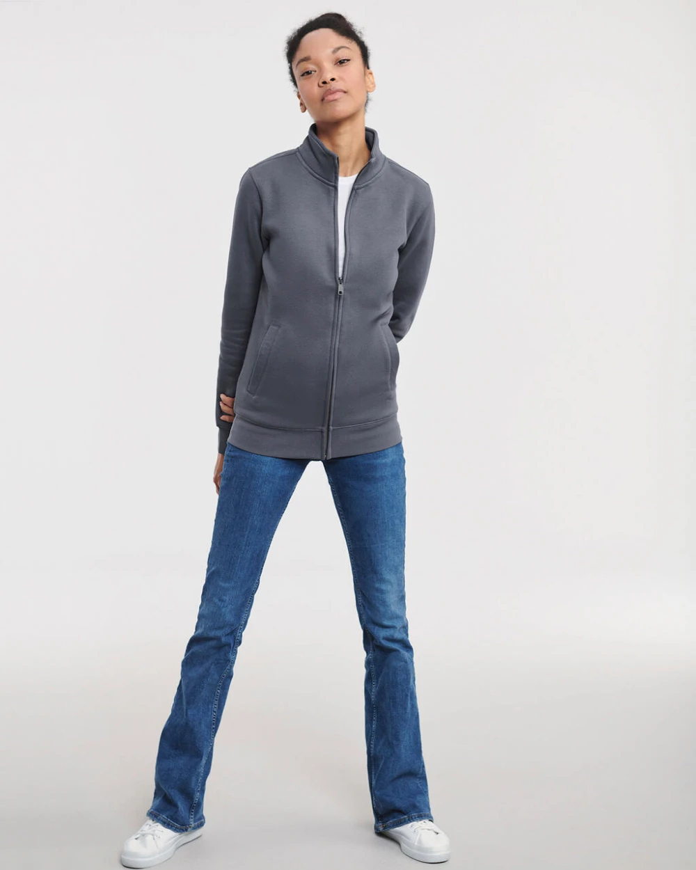 Sweaters & hoodies RUSSELL Ladies' Authentic Sweat Jacket voor bedrukking &amp; borduring