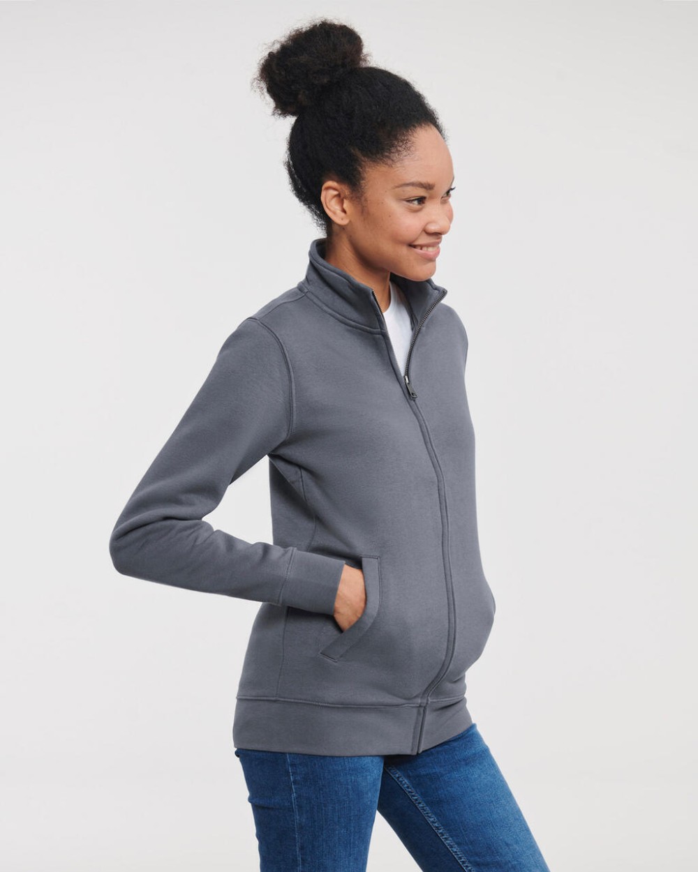 Sweaters & hoodies RUSSELL Ladies' Authentic Sweat Jacket voor bedrukking &amp; borduring