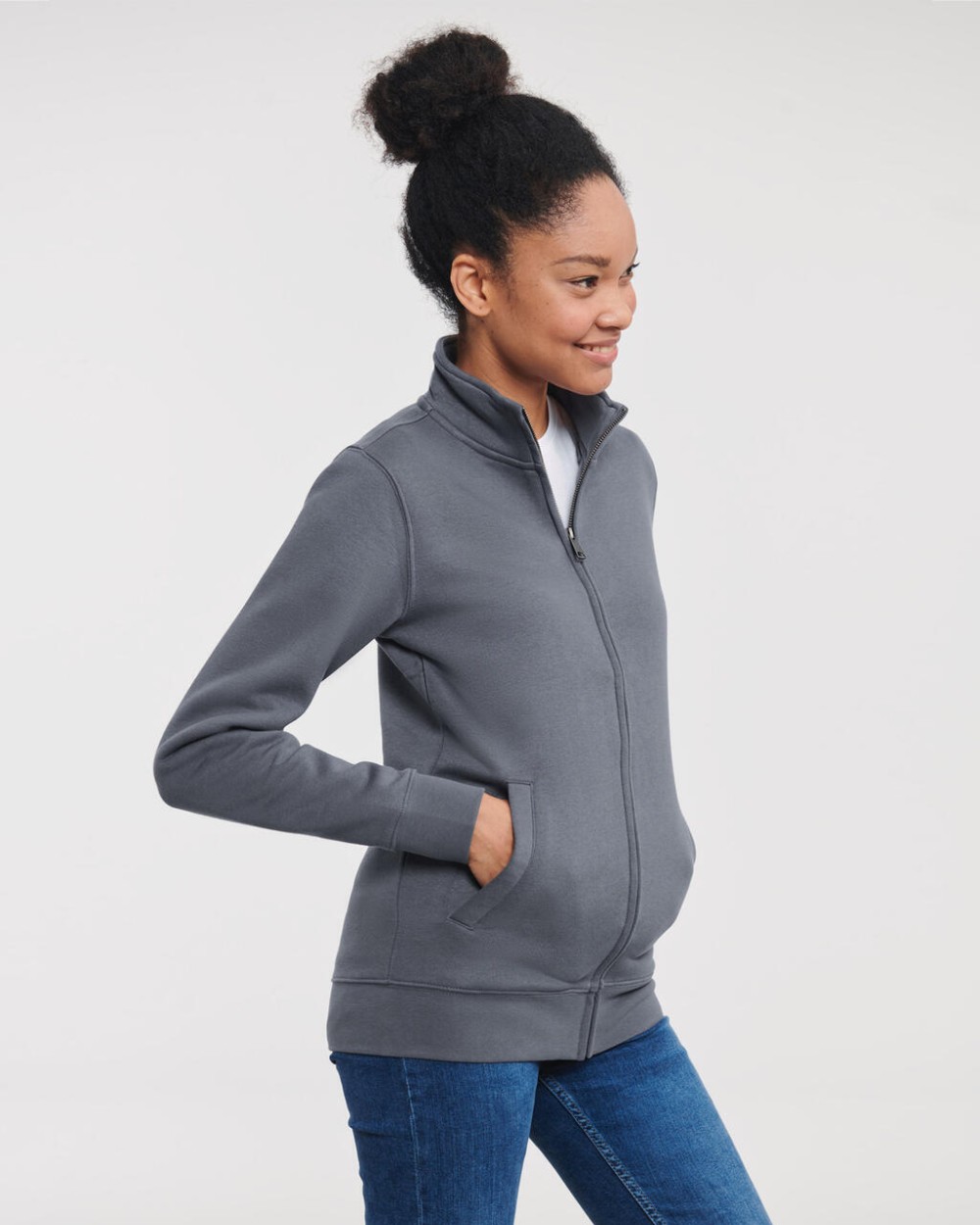 RUSSELL Ladies' Authentic Sweat Jacket Sweatshirts personalisierbar