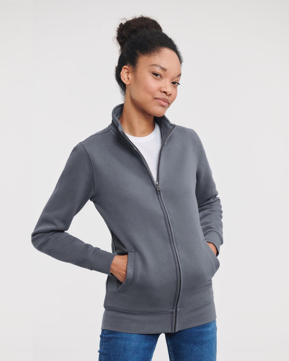 Sweaters & hoodies RUSSELL Ladies' Authentic Sweat Jacket voor bedrukking &amp; borduring