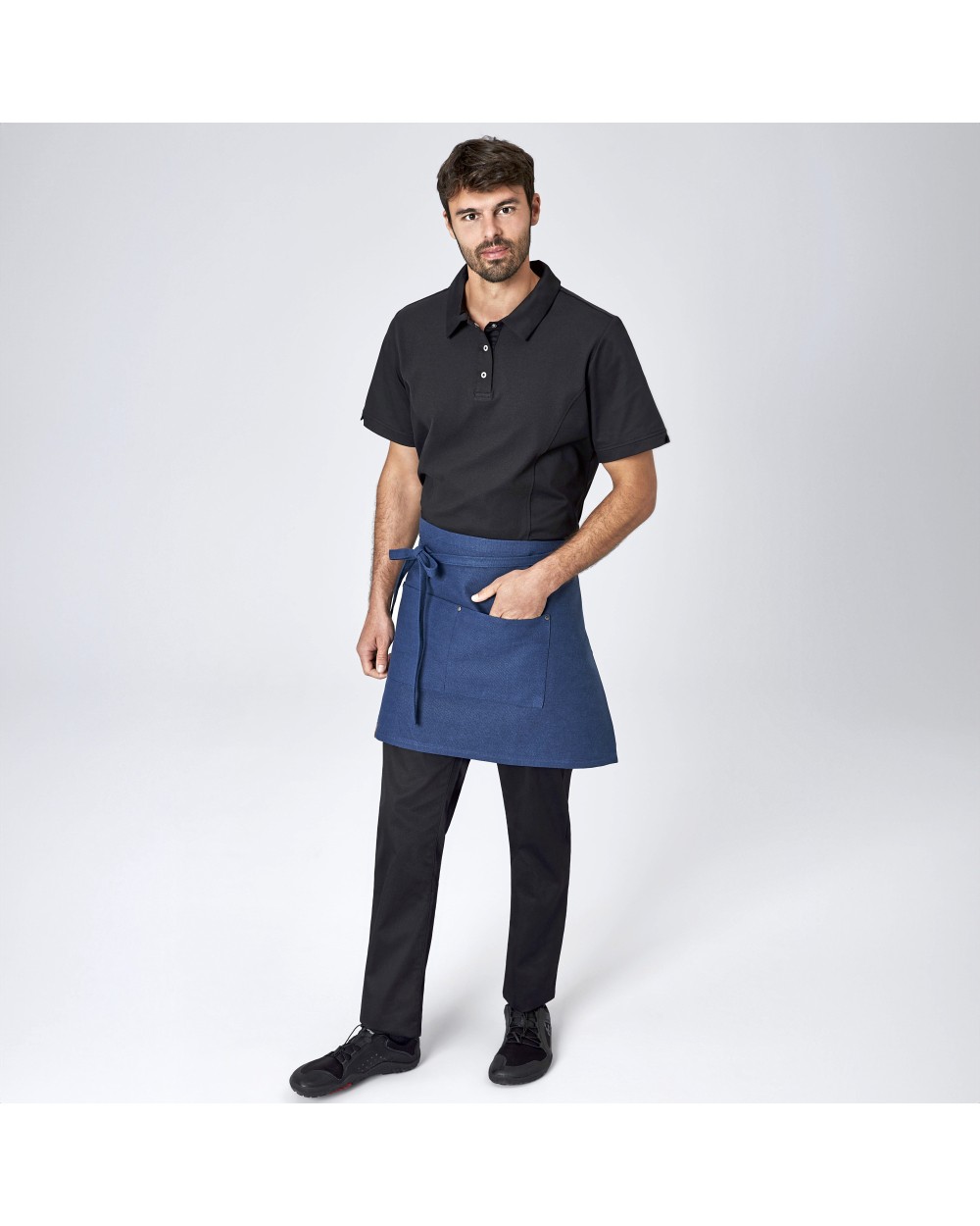 Schorten EXNER Waist Apron Canvas 80 x 45 cm voor bedrukking &amp; borduring