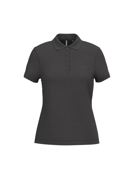 KARIBAN Polo piqué manches courtes femme /api/colors/3664e9be-231a-44a8-bacd-707b001b474c personnalisable