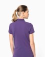 KARIBAN Dammen Kurzam Poloshirt aus Baumwollpiqué Poloshirts personalisierbar