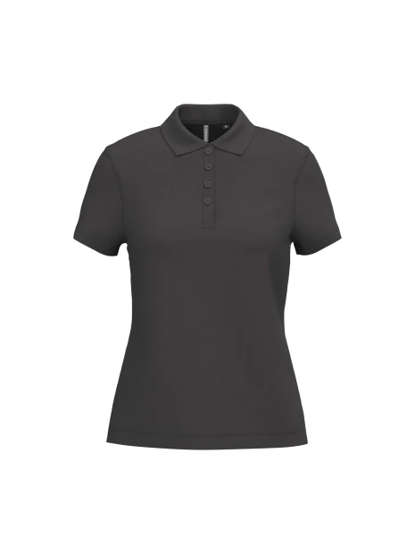 KARIBAN Polo piqué manches courtes femme /api/colors/3664e9be-231a-44a8-bacd-707b001b474c personnalisable
