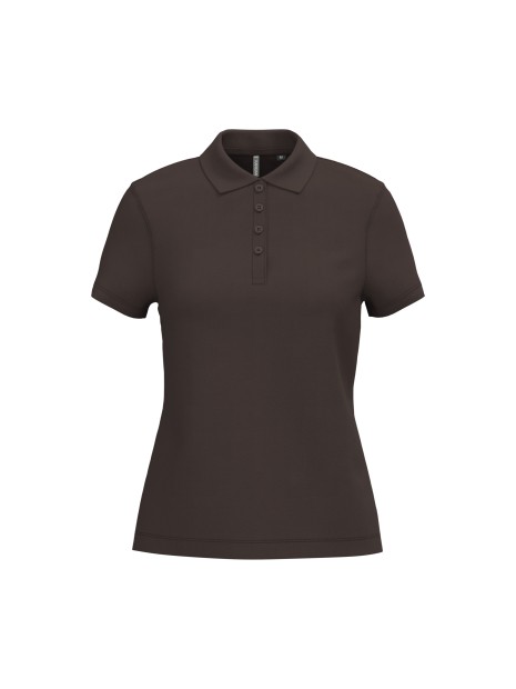 KARIBAN Polo piqué manches courtes femme /api/colors/b1e9730e-2307-4dc6-a97e-0dcccdb1ecfa personnalisable