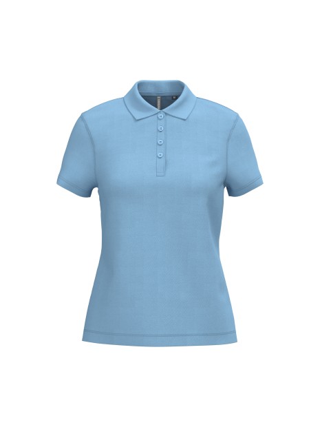 KARIBAN Polo piqué manches courtes femme /api/colors/549fa598-8d61-4fa2-82ad-90f4d2ec39ab personnalisable