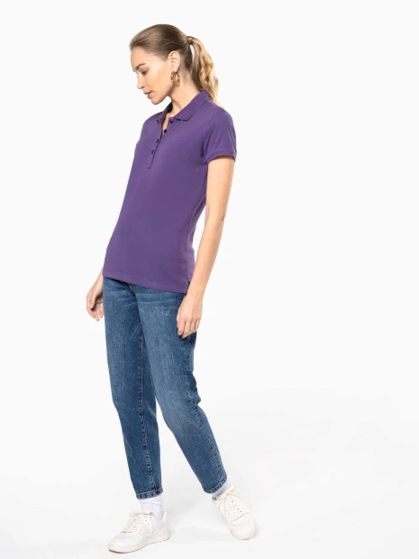 Polos à personnaliser KARIBAN Polo piqué manches courtes femme 
