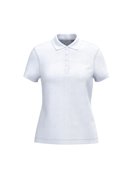 KARIBAN Polo piqué manches courtes femme /api/colors/7a92cd2d-10d2-40b4-928b-296bb7487506 personnalisable