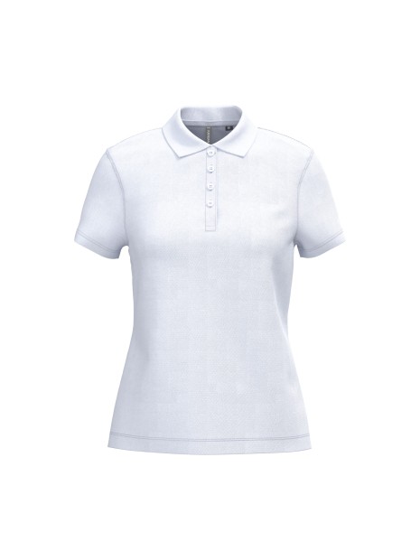 KARIBAN Polo piqué manches courtes femme /api/colors/7a92cd2d-10d2-40b4-928b-296bb7487506 personnalisable