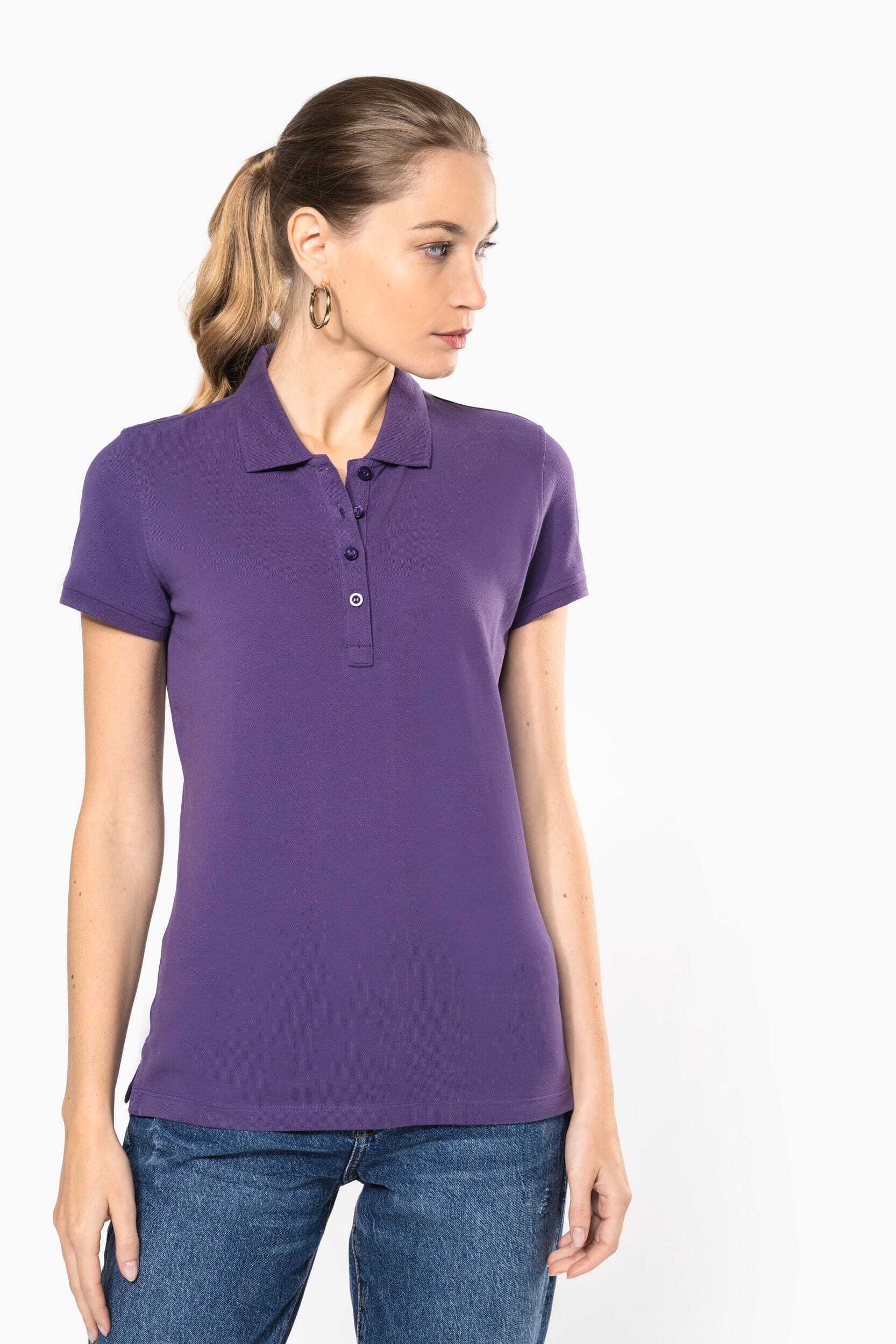 Polos personnalisable KARIBAN Polo piqué manches courtes femme