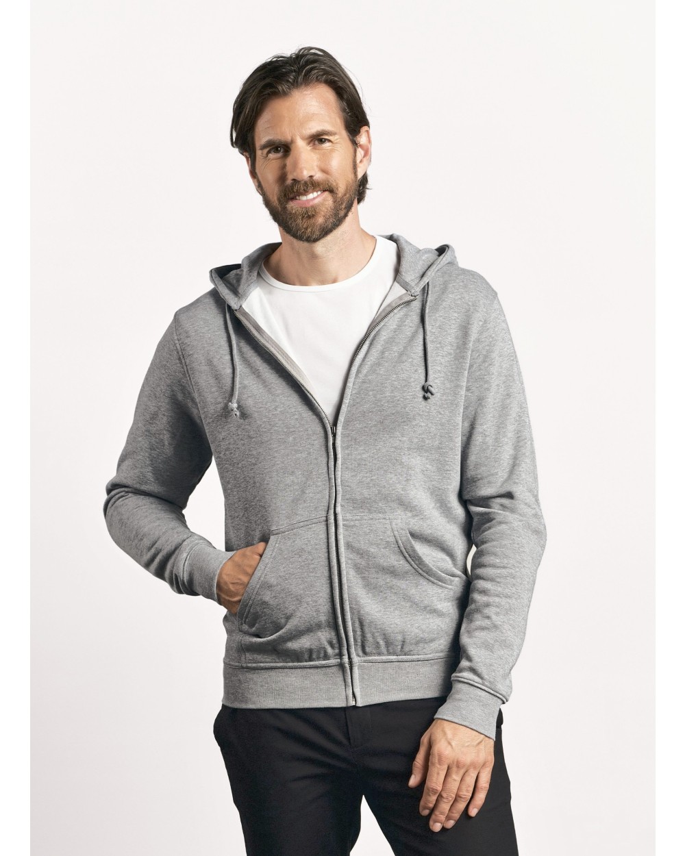 PROMODORO Men´s Hoody Jacket 80/20 Sweatshirts personalisierbar