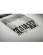 4DO Karierte Mohair-Decke Plaids personalisierbar