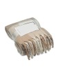4DO Karierte Mohair-Decke Plaids personalisierbar