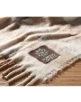 4DO Karierte Mohair-Decke Plaids personalisierbar