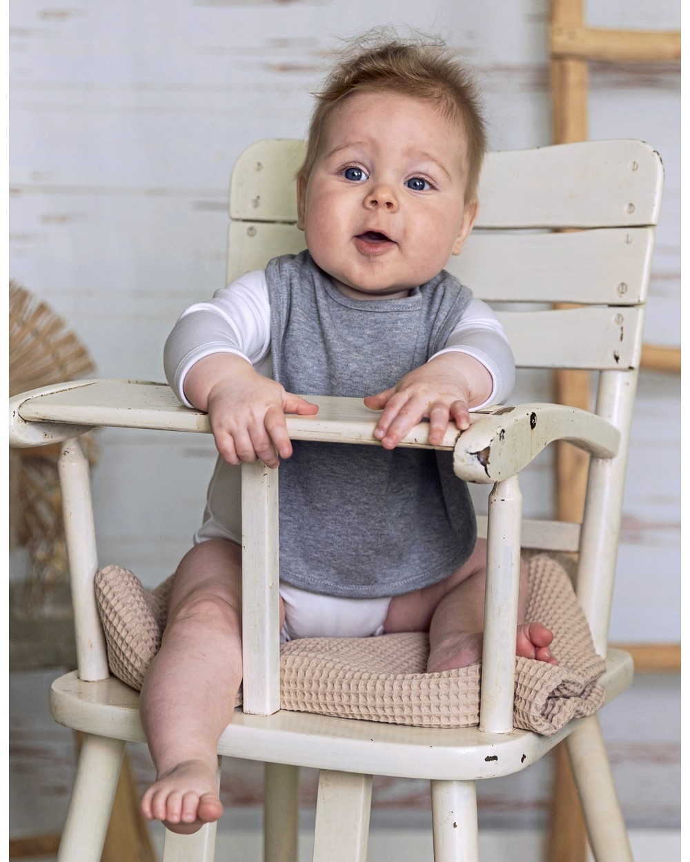 Baby artikelen LINK KIDS WEAR Organic Baby Bib Olli 01 voor bedrukking &amp; borduring