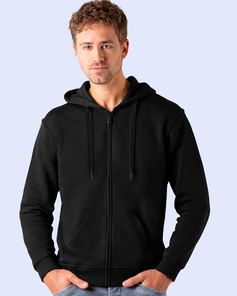 Sweat-shirts personnalisable STARWORLD ZIP THROUGH HOODED