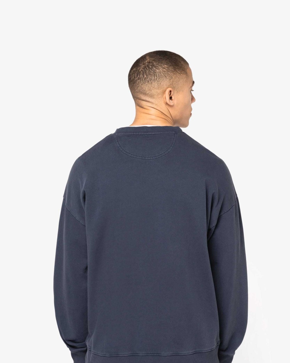 Sweat-shirts personnalisable NATIVE SPIRIT Sweat-shirt écoresponsable à col rond délavé oversize unisexe