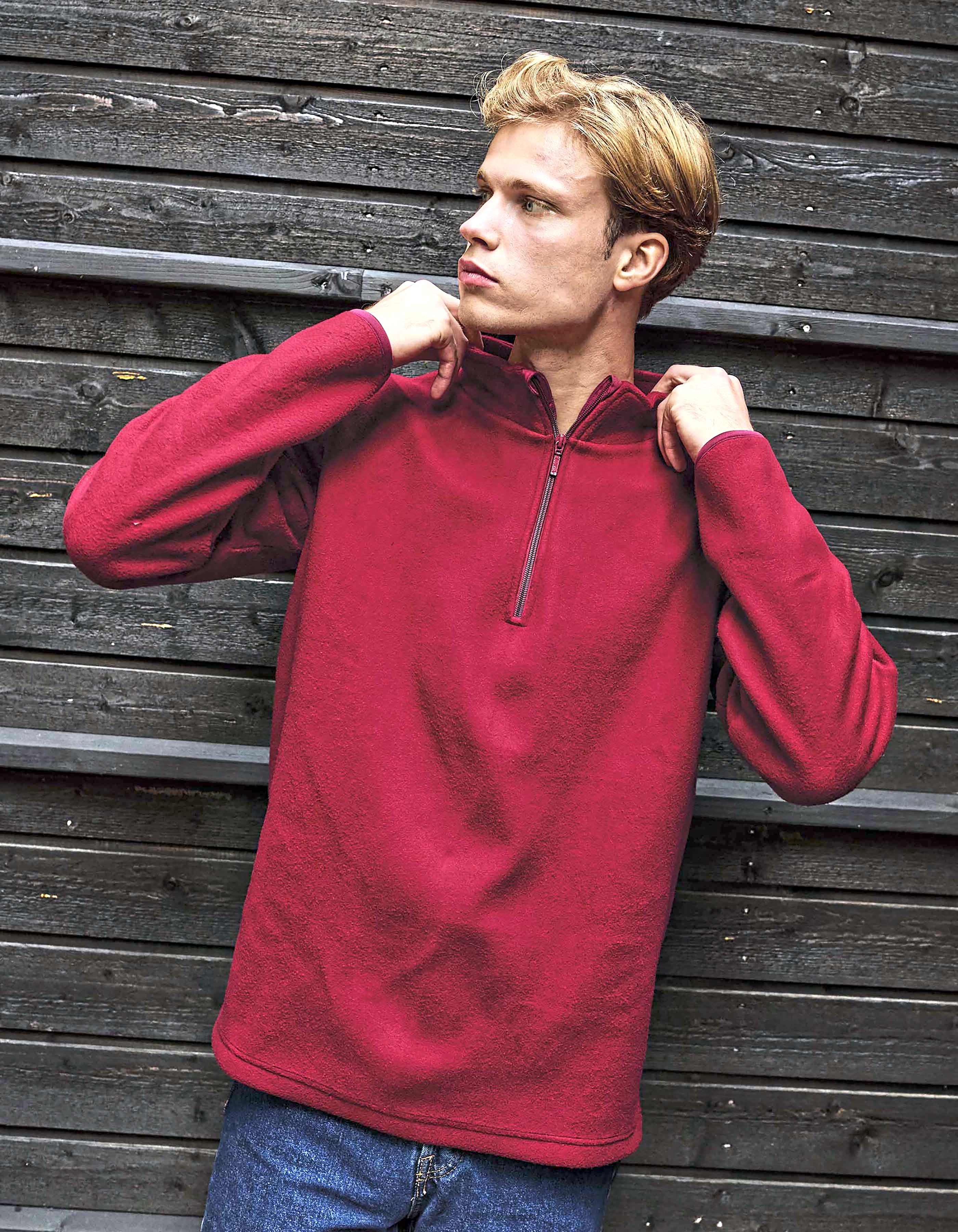 Laines polaires personnalisable NEUTRAL Recycled Fleece Quarter Zip