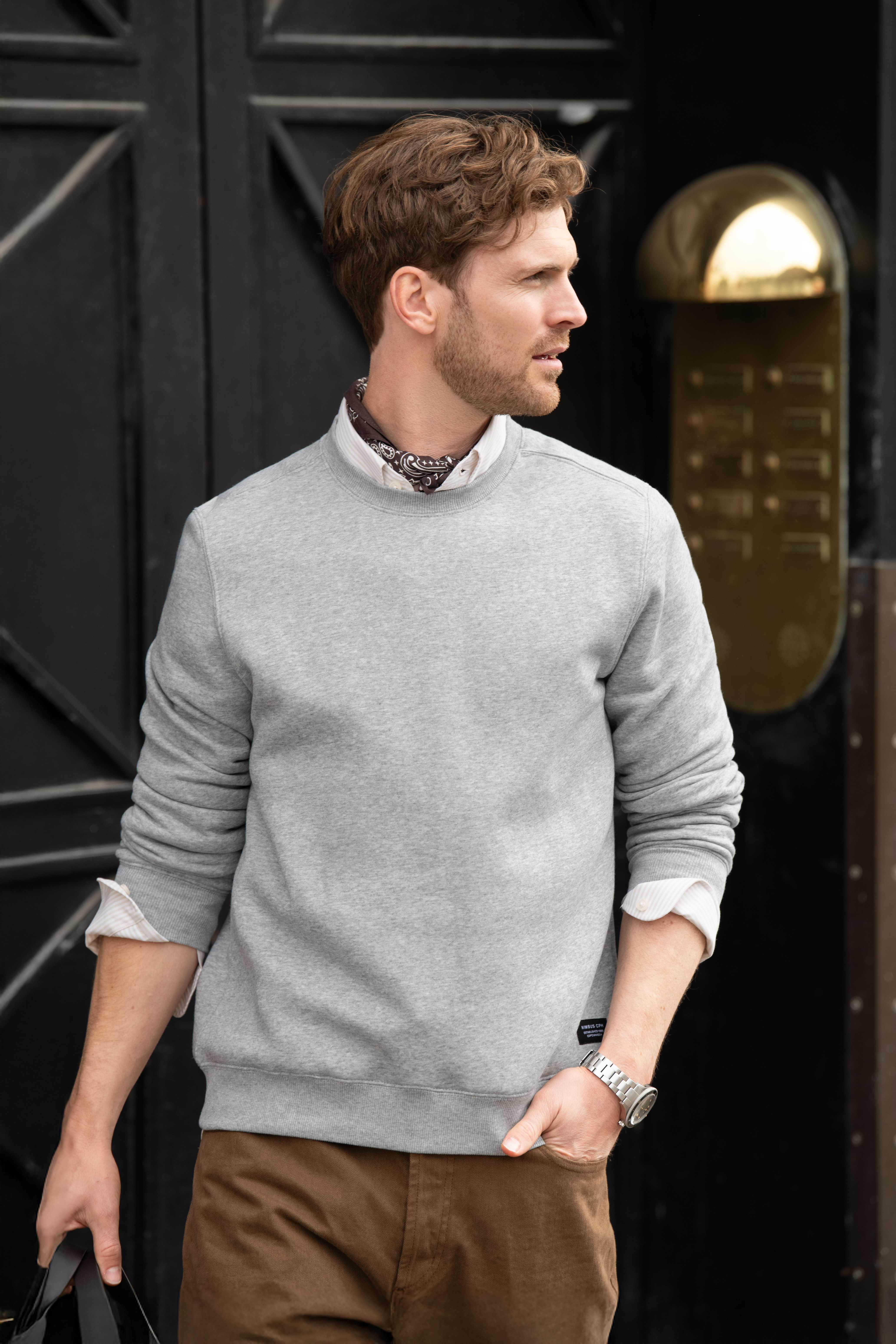 Sweat-shirts personnalisable NIMBUS Trenton Sweat unisex col rond