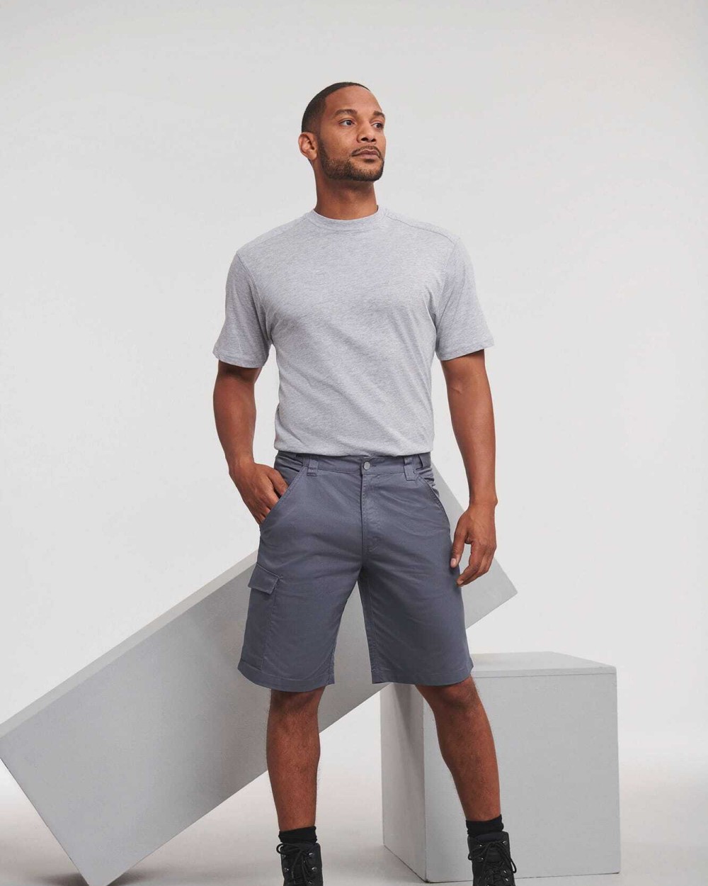 RUSSELL Polycotton Twill Shorts Bermudas & Shorts personalisierbar