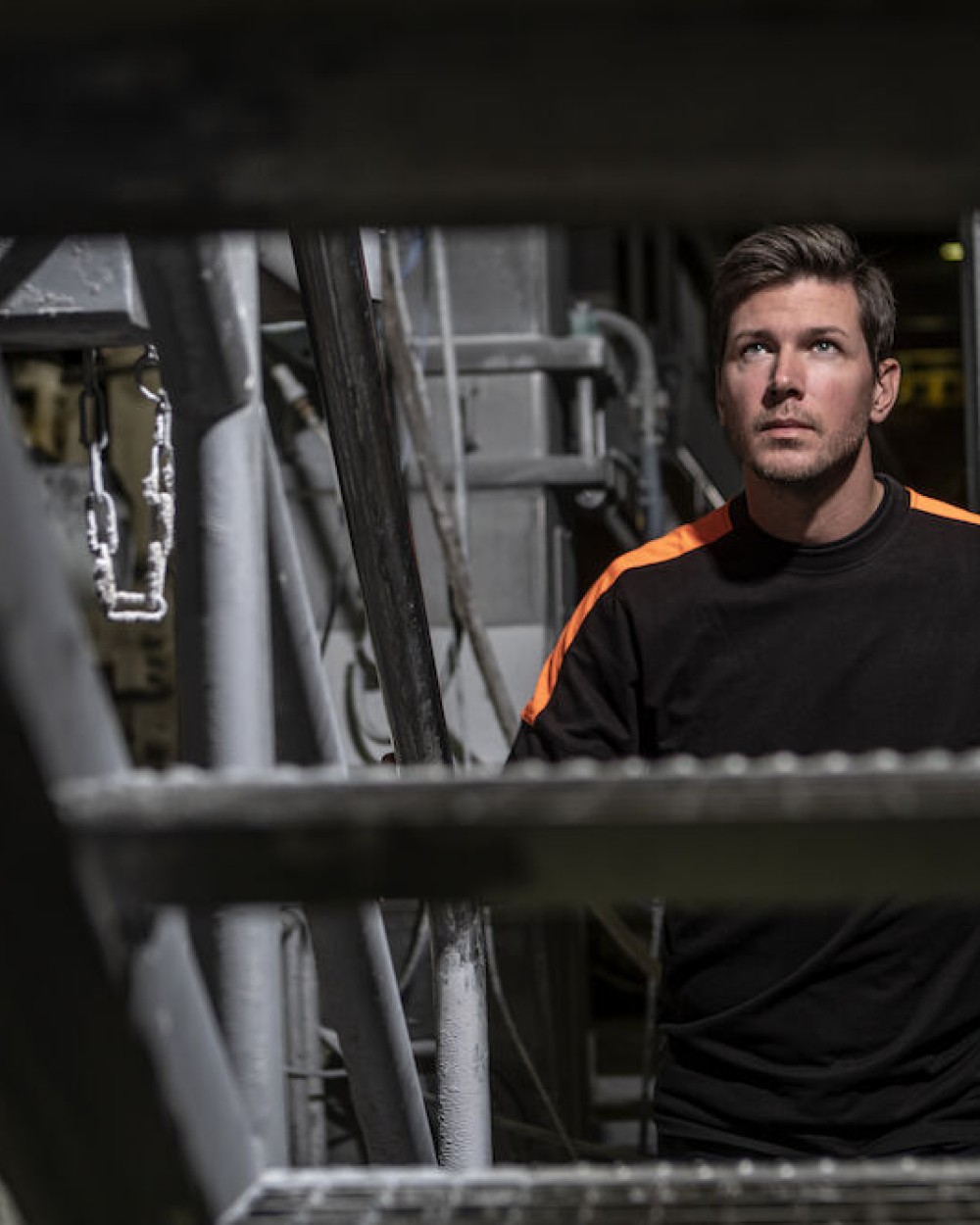 T-shirts PROJOB 2020 T-SHIRT LANGE MOUWEN MET FLUO INZETSTUKKEN voor bedrukking &amp; borduring