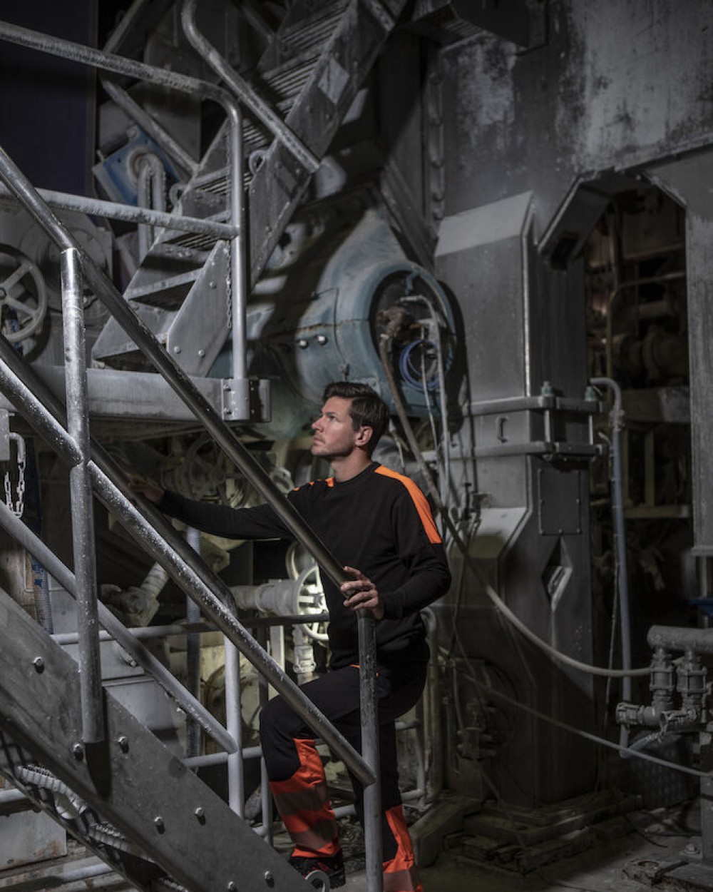 T-shirts PROJOB 2020 T-SHIRT LANGE MOUWEN MET FLUO INZETSTUKKEN voor bedrukking &amp; borduring