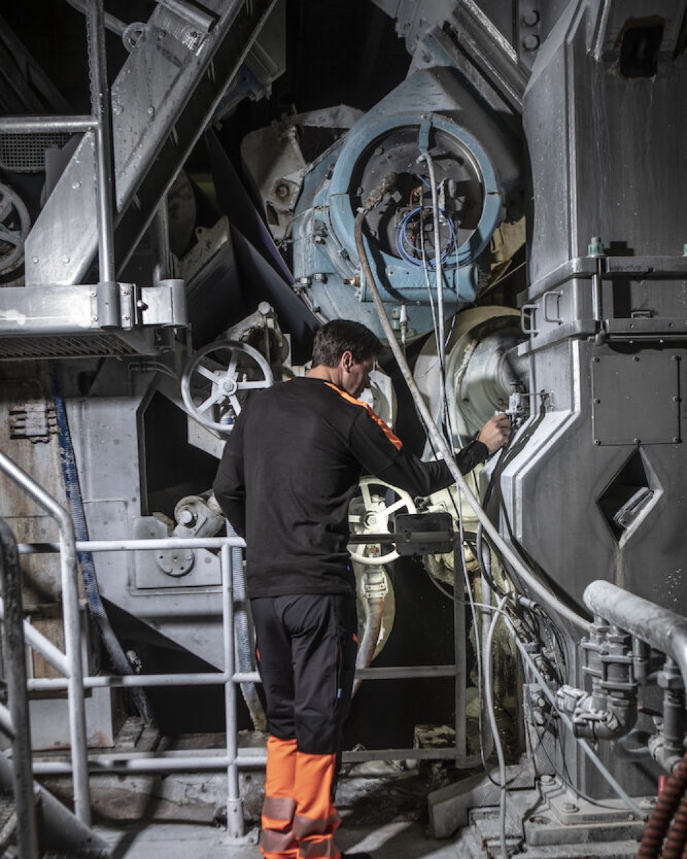 T-shirts PROJOB 2020 T-SHIRT LANGE MOUWEN MET FLUO INZETSTUKKEN voor bedrukking &amp; borduring