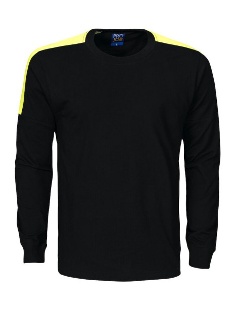 PROJOB 2020 T-SHIRT MANCHES LONGUES BANDES FLUO /api/colors/20a7a408-8f15-4eed-a4f8-474d4f754ccf personnalisable