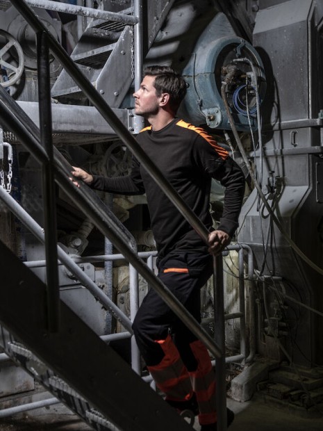 T-Shirts à personnaliser PROJOB 2020 T-SHIRT MANCHES LONGUES BANDES FLUO 