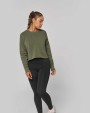PROACT Damen Cropped-Sweatshirt mit Rundhalsausschnitt Sweatshirts personalisierbar