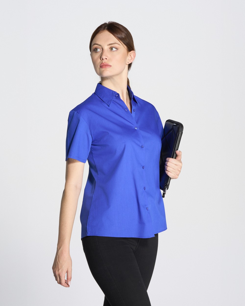 Hemden JHK LADY CASUAL & BUSINESS SS SHIRT voor bedrukking &amp; borduring