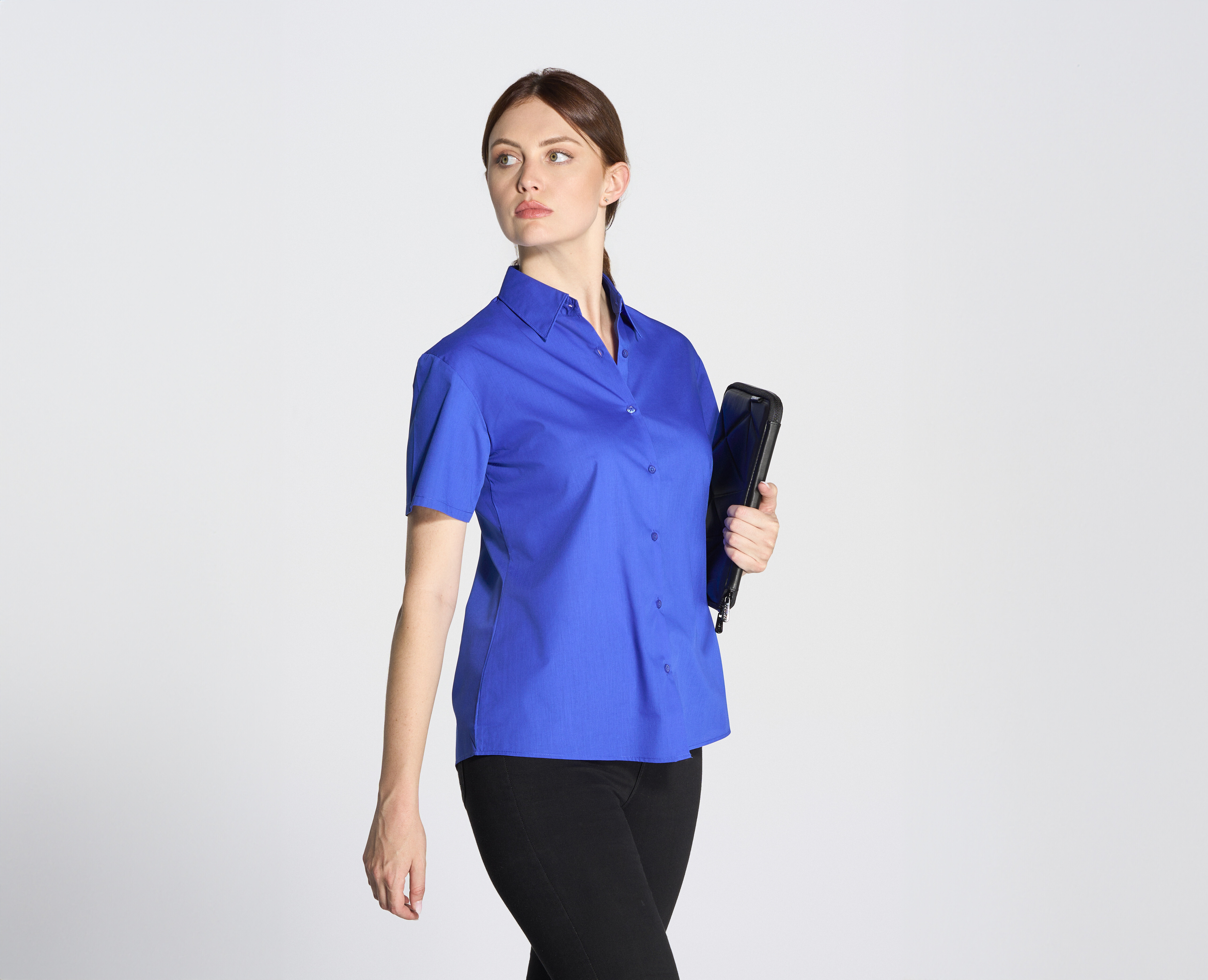 Chemises personnalisable JHK LADY CASUAL & BUSINESS SS SHIRT