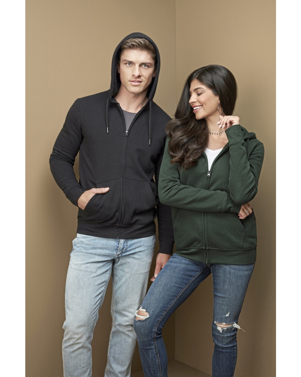 Sweaters & hoodies STEDMAN CLASSIC ZIP HOODIE voor bedrukking &amp; borduring