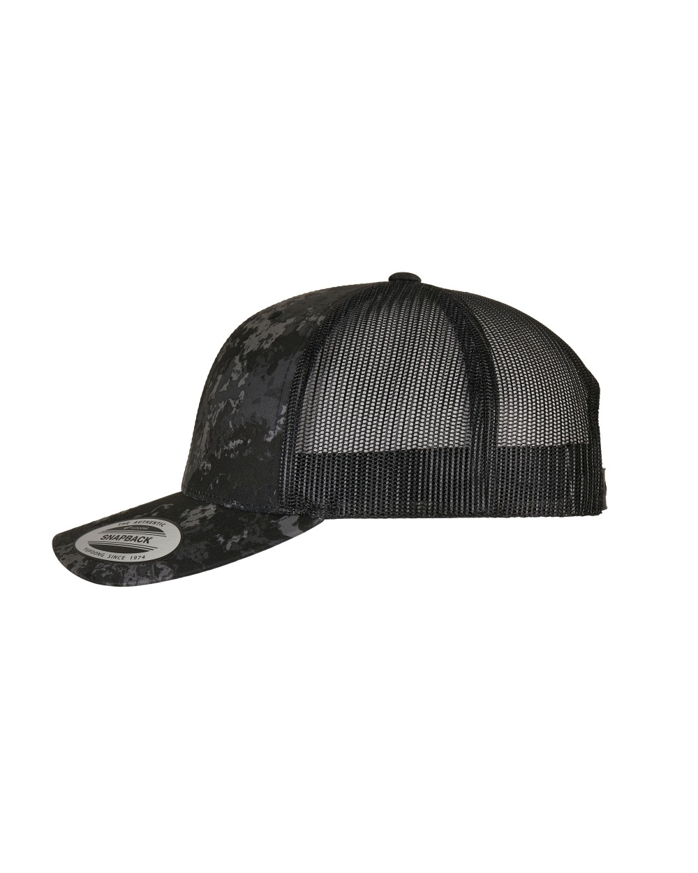 Petjes FLEXFIT YP CLASSICS® VEIL CAMO™ RETRO TRUCKER voor bedrukking &amp; borduring