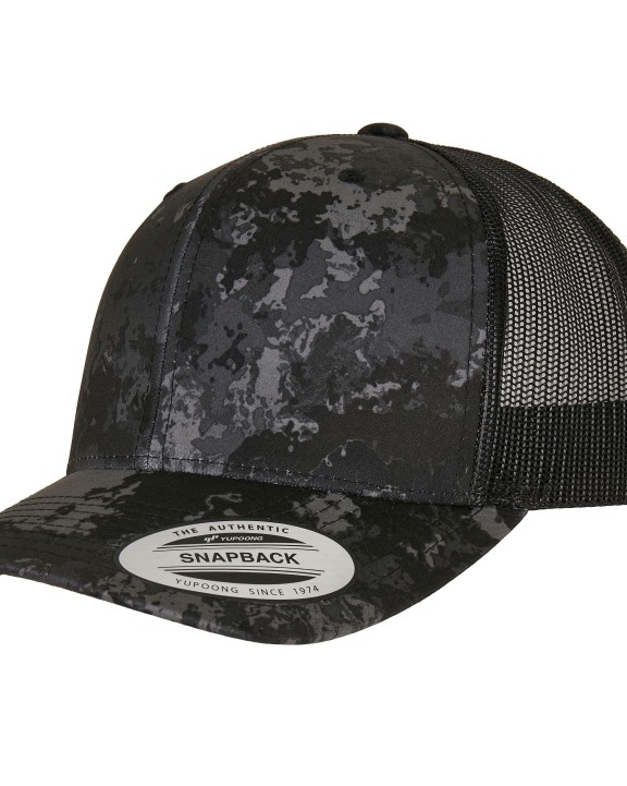 Casquettes personnalisable FLEXFIT YP CLASSICS® VEIL CAMO™ RETRO TRUCKER