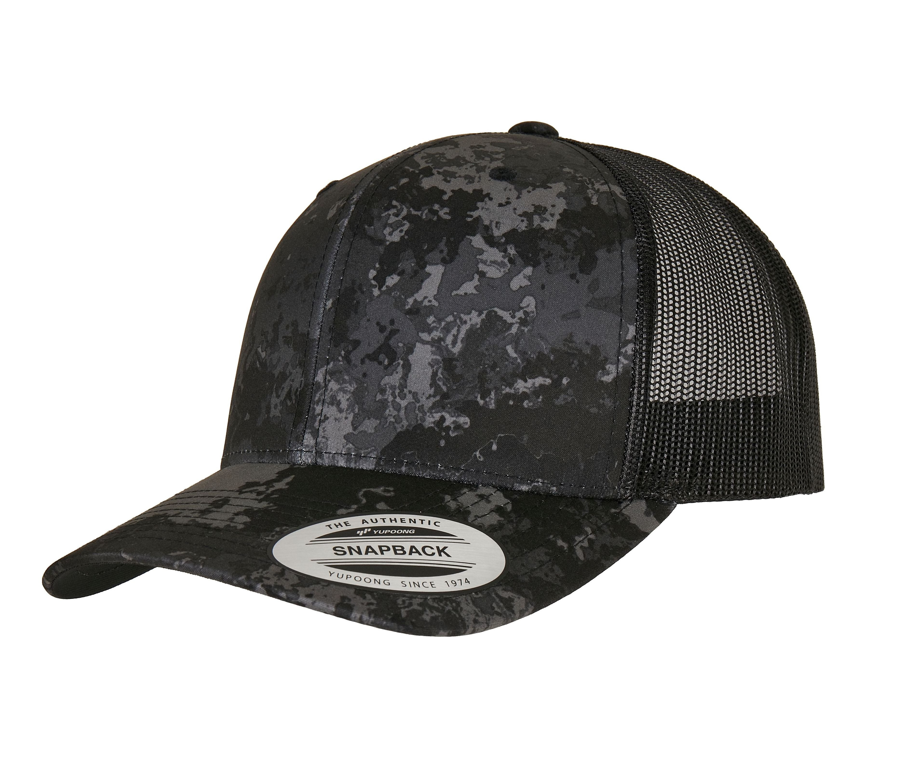 Petjes FLEXFIT YP CLASSICS® VEIL CAMO™ RETRO TRUCKER voor bedrukking &amp; borduring