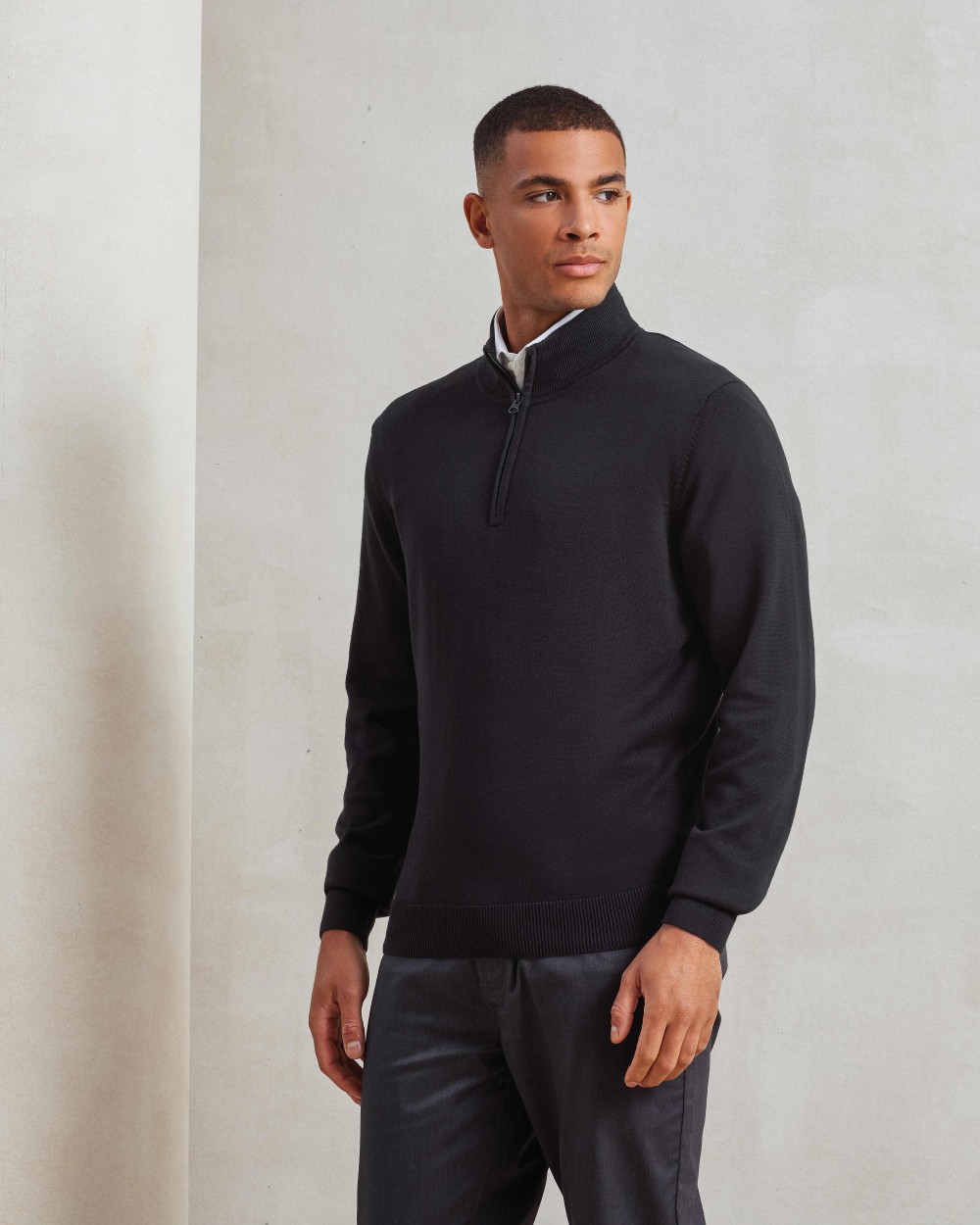PREMIER ¼ zip knitted sweater Sweatshirts personalisierbar