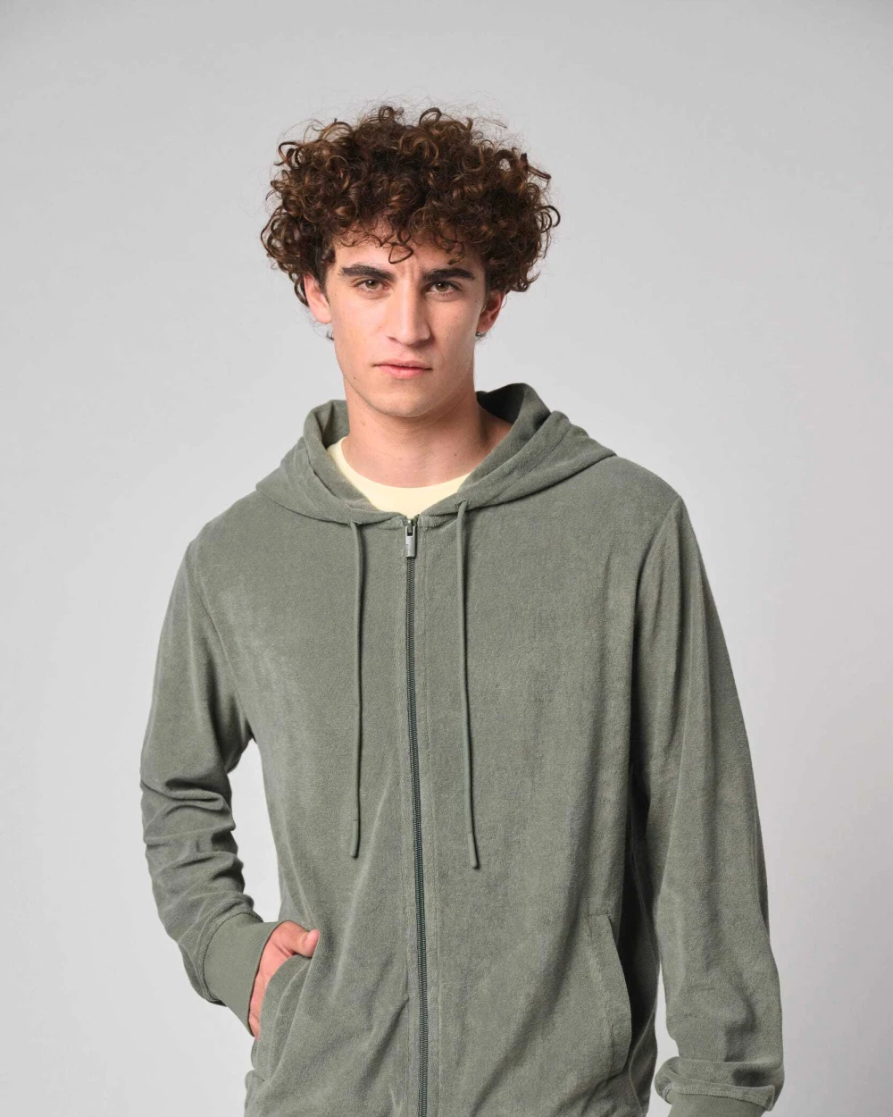 Sweat-shirts personnalisable NATIVE SPIRIT Sweat-shirt écoresponsable en éponge zippé à capuche homme