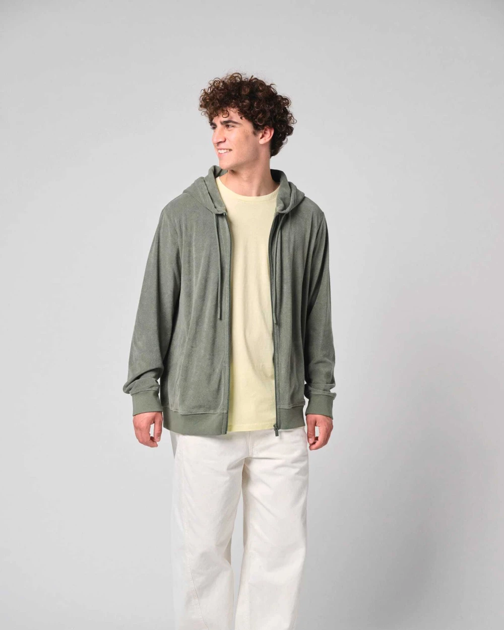 Sweat-shirts personnalisable NATIVE SPIRIT Sweat-shirt écoresponsable en éponge zippé à capuche homme