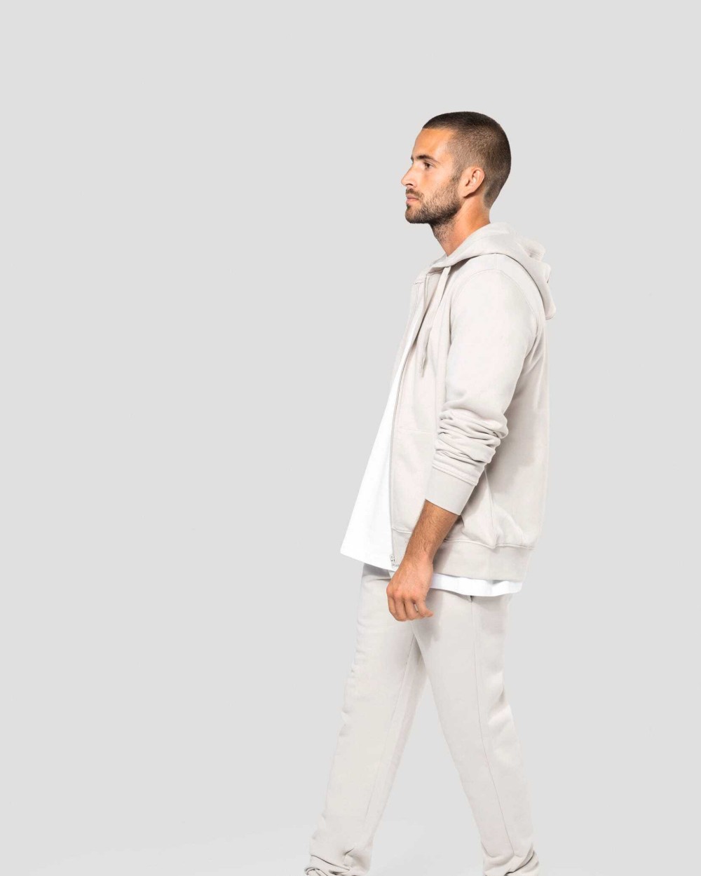 KARIBAN Umweltfreundliche Fleecehose Herren Hosen personalisierbar