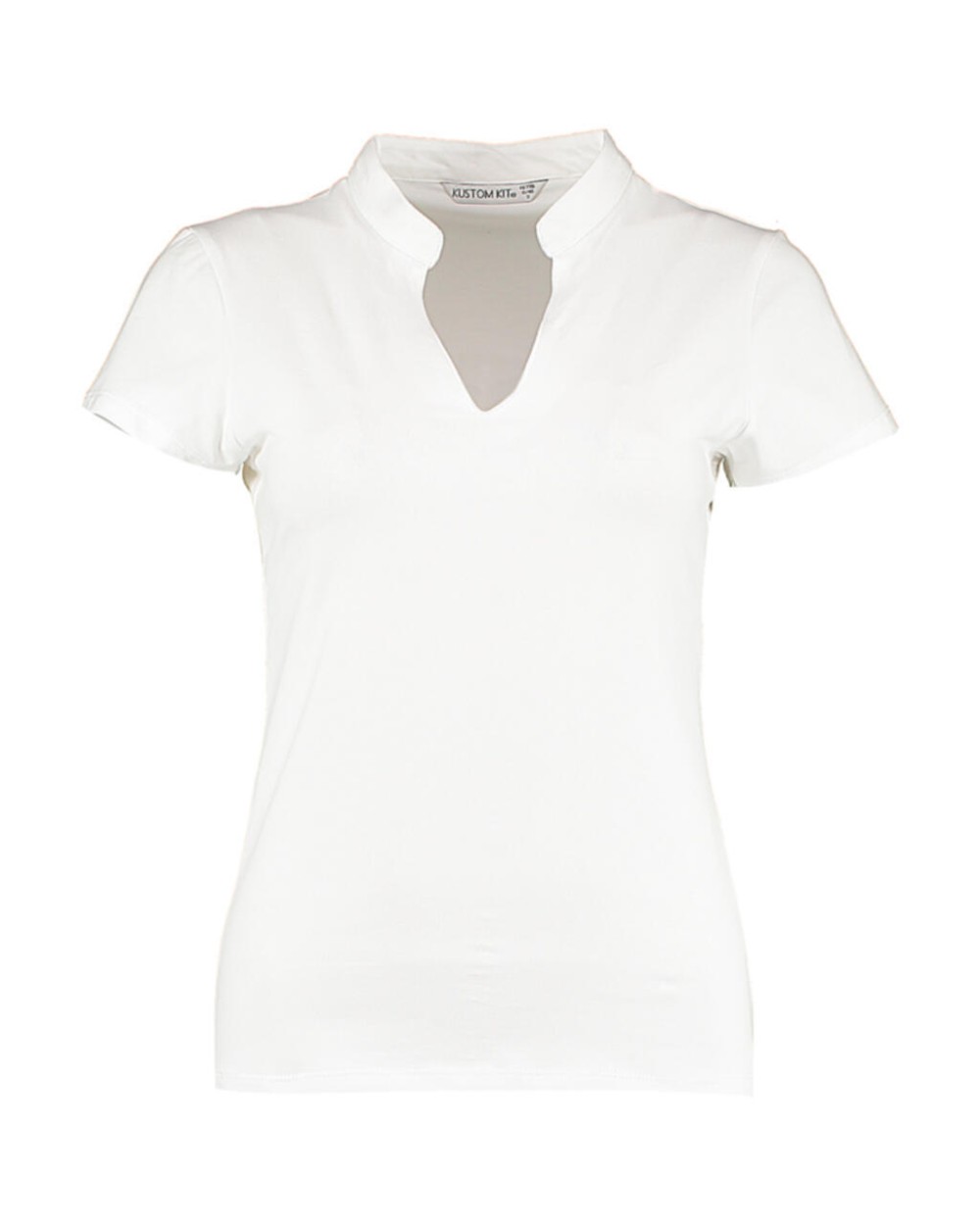 T-Shirts personnalisable KUSTOM KIT Regular Fit Mandarin Collar Top