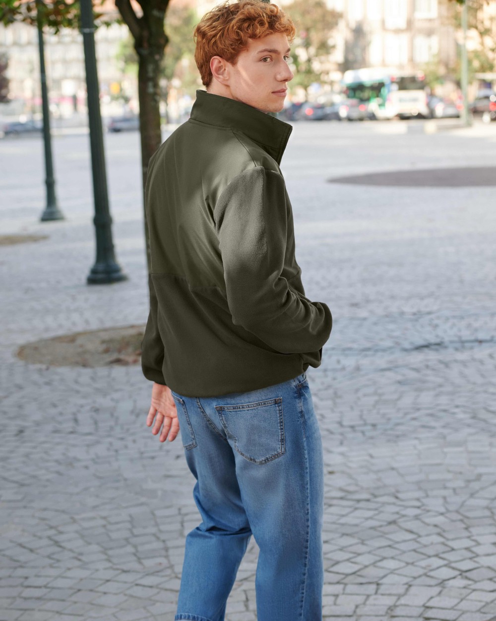 FRONT ROW 1/2-zip microfleece Polar Fleeces personalisierbar