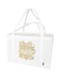 Tote bags 4DO Jumbo GRS gerecycled non woven extra grote draagtas 65 l voor bedrukking &amp; borduring