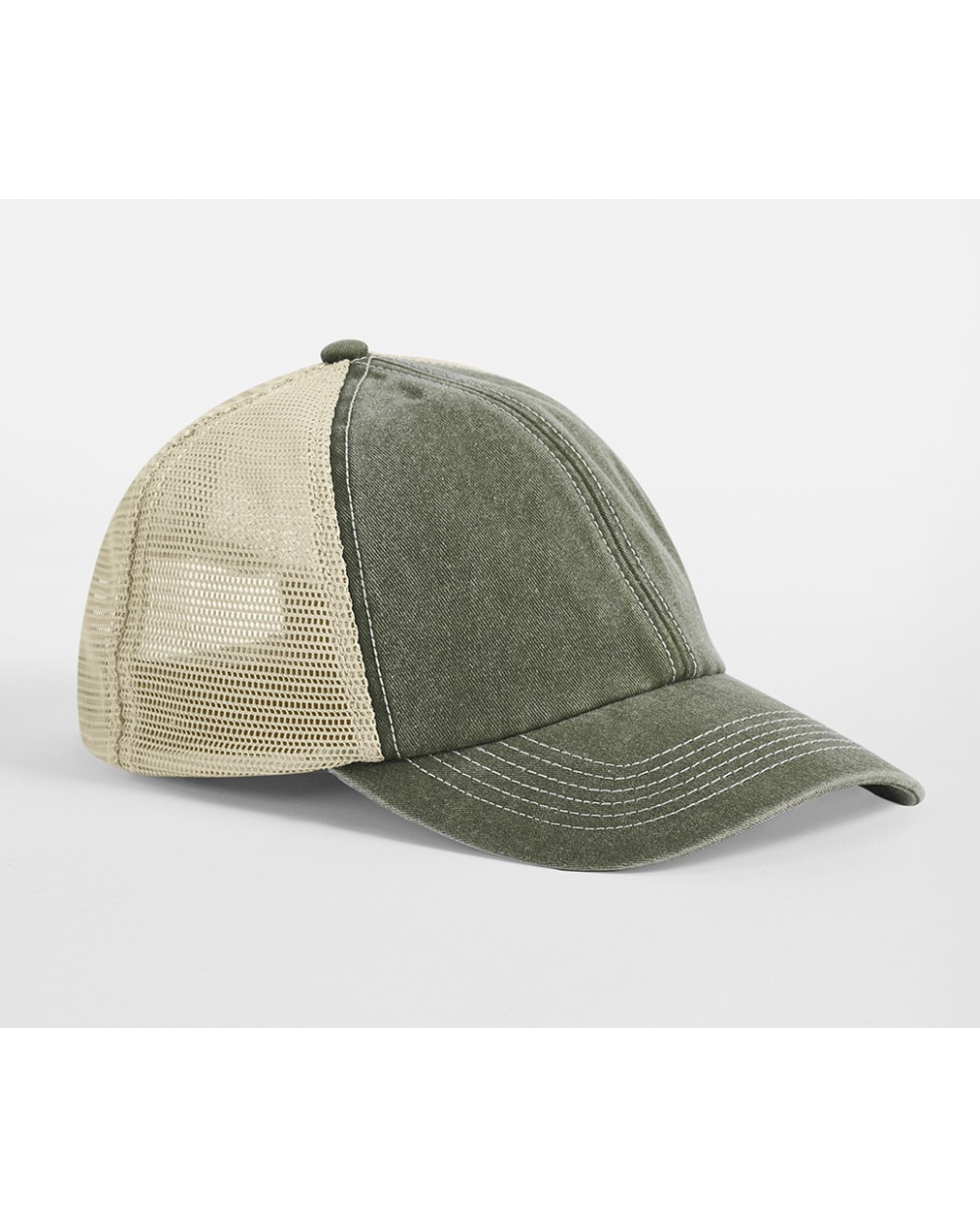 Petjes BEECHFIELD 6 PANEL VINTAGE TRUCKER voor bedrukking &amp; borduring