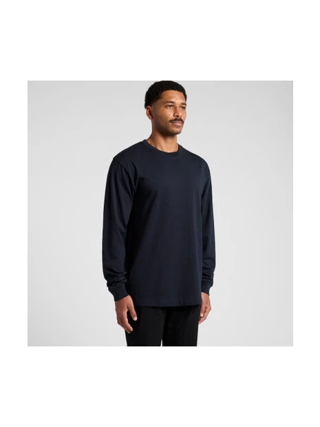 AS COLOUR Block L/S Tee  personnalisable