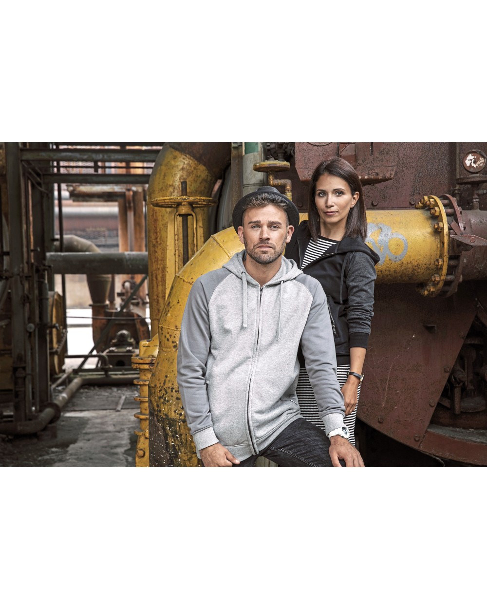 MINERS MATE my mate - Men´s Zip Hoody Sweatshirts personalisierbar