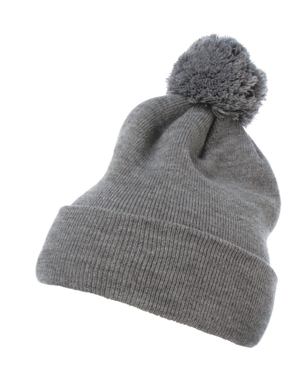 Petjes FLEXFIT Cuffed Pom Pom Knit Beanie voor bedrukking &amp; borduring
