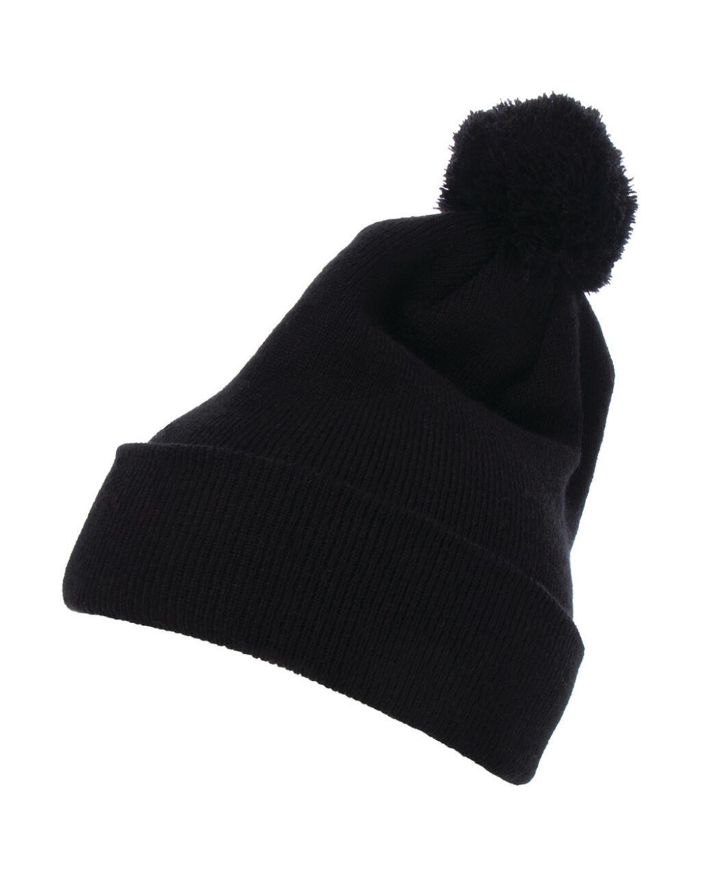 Casquettes personnalisable FLEXFIT Cuffed Pom Pom Knit Beanie